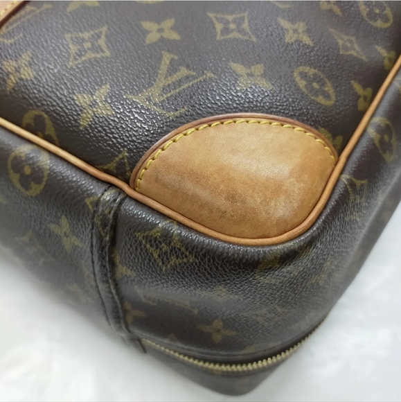 Louis Vuitton Sirius 45 Travel Bag Monogram Canvas Leather Handbag LV - Picture 6 of 8